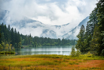 Beautiful hintersee in bavaria, germany