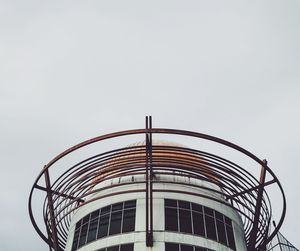 Low angle view of dome building against clear sky