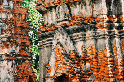 Low angle view of old building