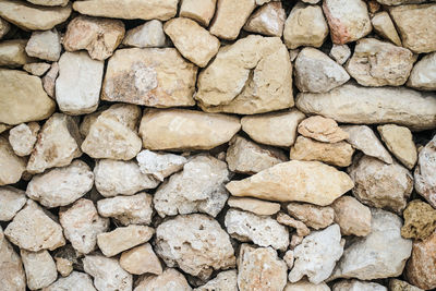 Close-up of stone stack of stones