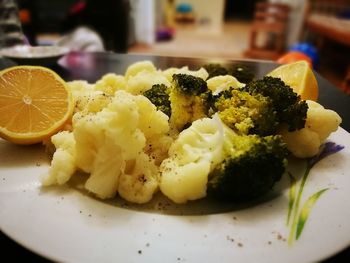 Close-up of food in plate