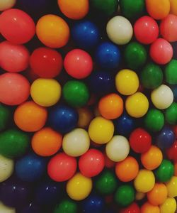 Full frame shot of colorful balloons