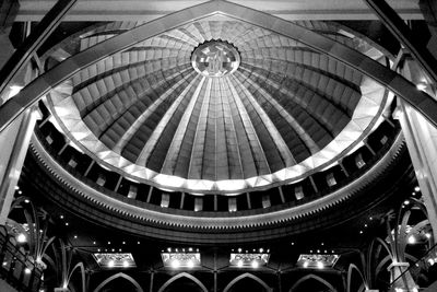 Low angle view of ceiling