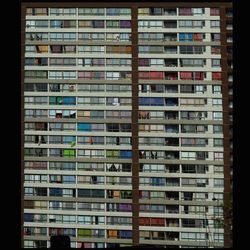 Full frame shot of residential building