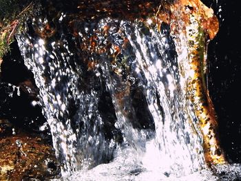 Close-up of water splashing
