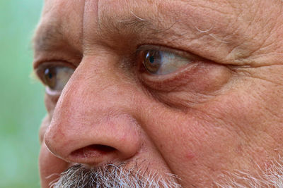 Close-up portrait of a man