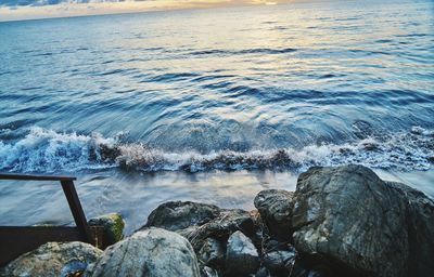 Scenic view of beach