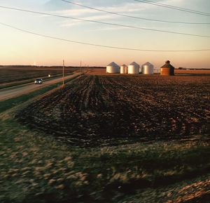 Road at sunset