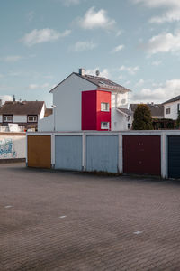 Houses against sky