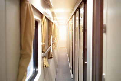 Interior of train