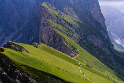 Scenic view of mountains