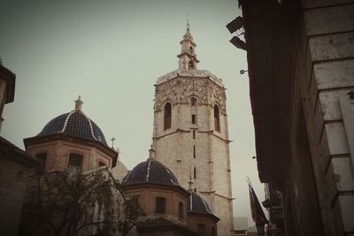 Low angle view of church against sky