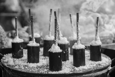 Close-up of floral pattern