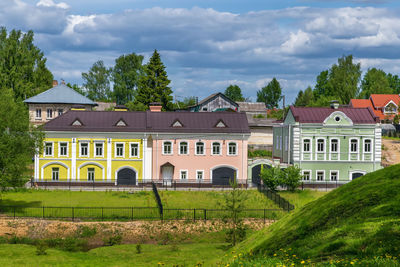 Street in vyatskoe village, russia