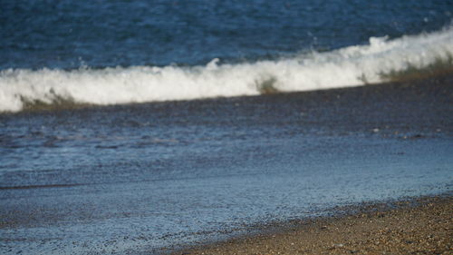 View of waves on beach