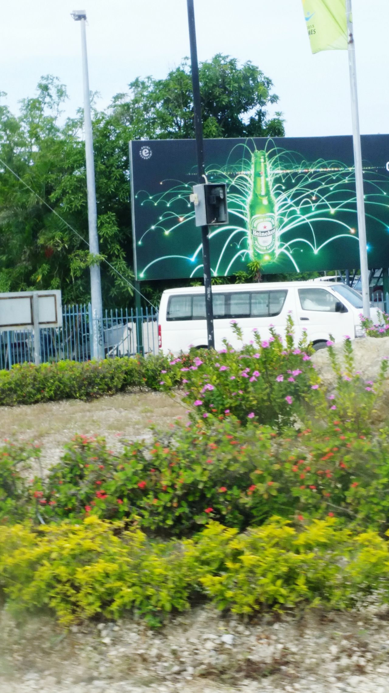 Signboard of Heineken beer