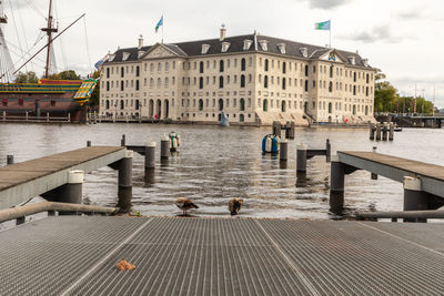 Boats in canal