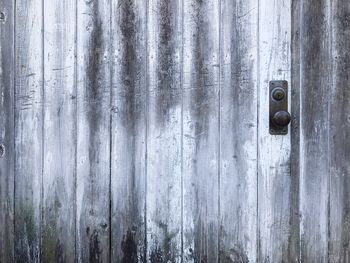 Full frame shot of wooden door