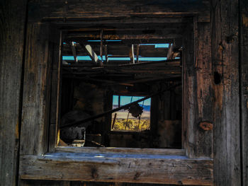 Abandoned interior