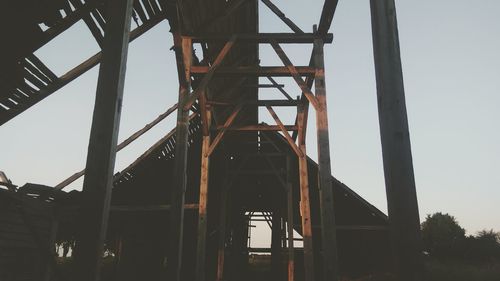 Low angle view of built structure against sky