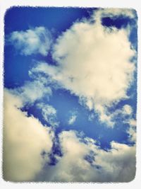 Low angle view of cloudy sky