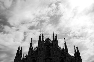 Low angle view of church