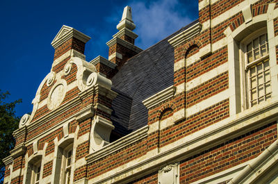 Low angle view of building against sky