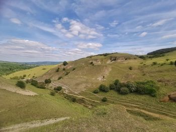 Scenic view of landscape against sky