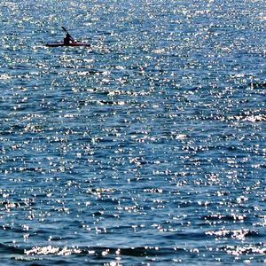 Boats in sea