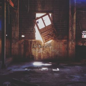 Interior of abandoned building