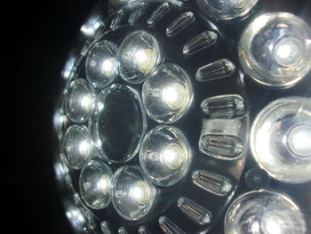 Close-up of illuminated lamp