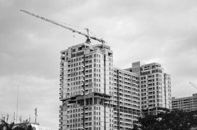 Low angle view of buildings against sky