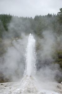 View of waterfall