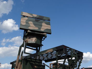 Low angle view of building against sky