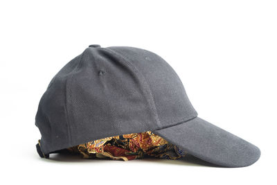 Close-up of person standing against white background