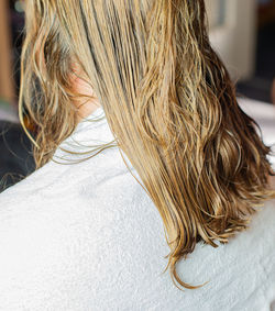 Close-up portrait of woman