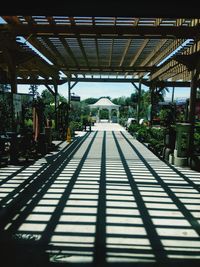 Surface level of walkway