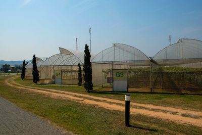 View of field against sky