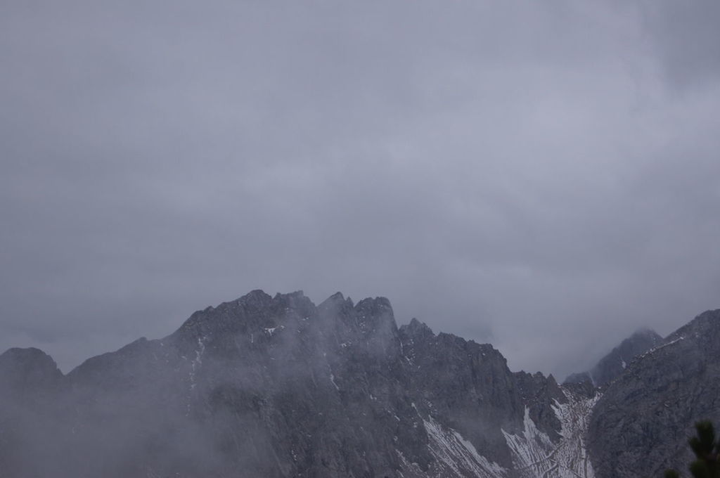 HIGH ANGLE VIEW OF MOUNTAINS