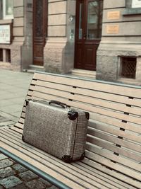 Close-up of closed window of building