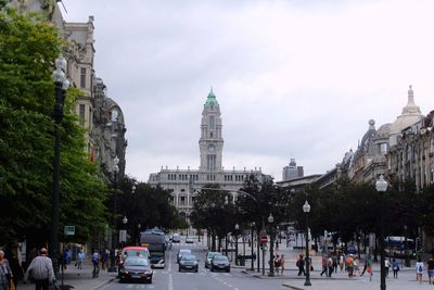 View of city against sky