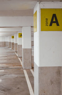 Car park signage