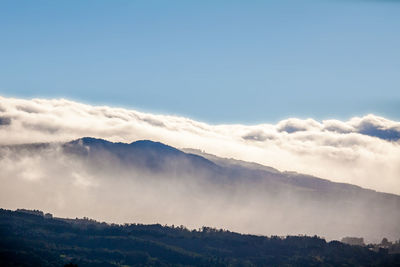 Low angle view of clouds against sky