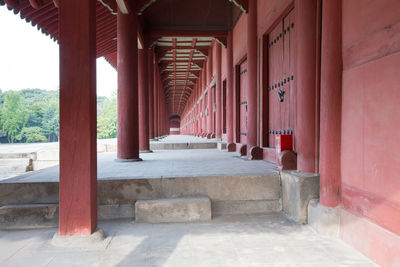 Corridor of building