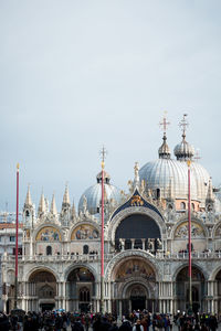 Exterior of st marks cathedral against sky