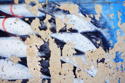 Full frame shot of rusty metal