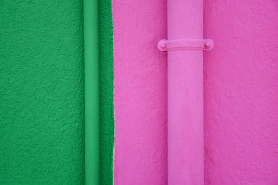 Full frame shot of multi colored green wall