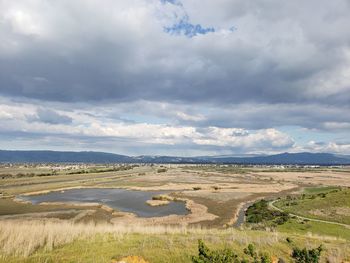 Scenic view of landscape against sky