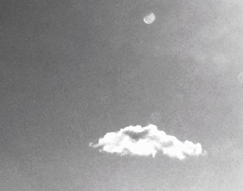 Scenic view of moon against sky at night