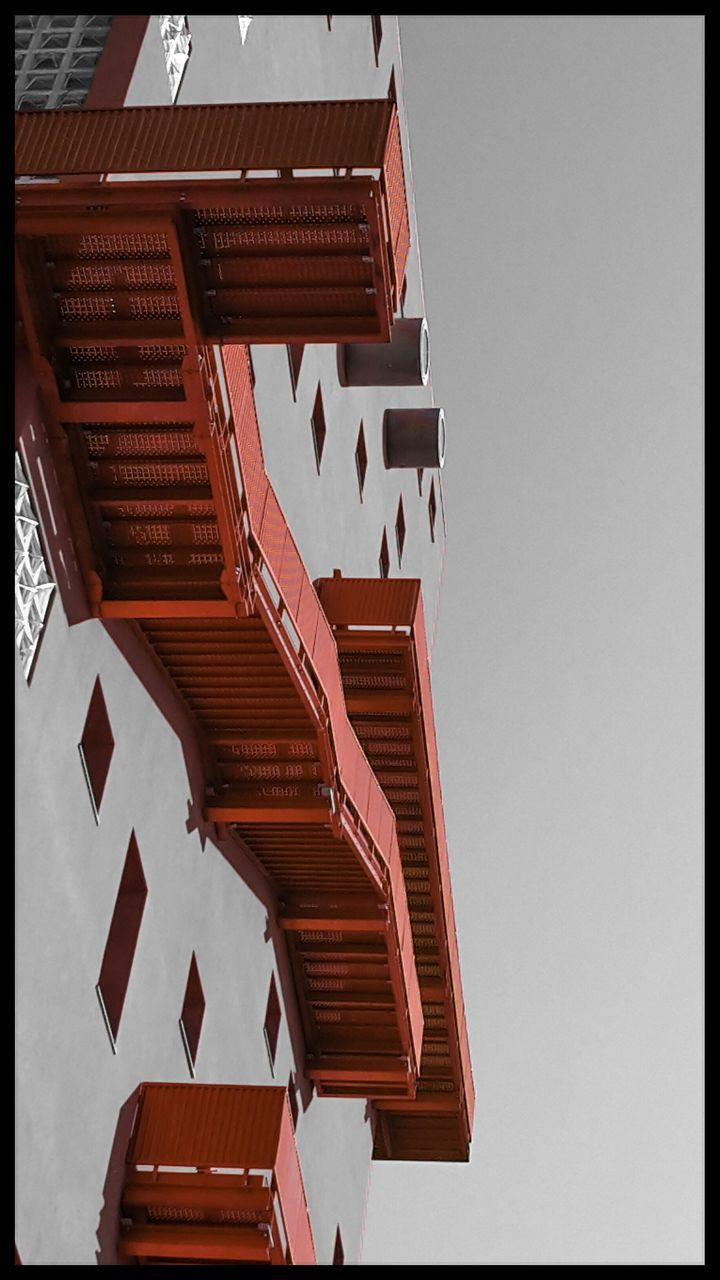 LOW ANGLE VIEW OF BUILDINGS